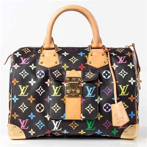 lv multicolor monogram speedy bag